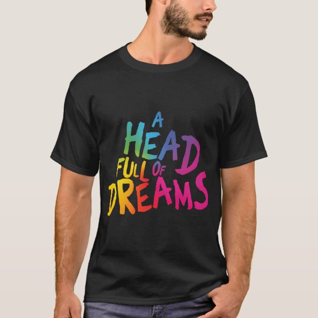 Camiseta Coldplay Colorido (Frente)