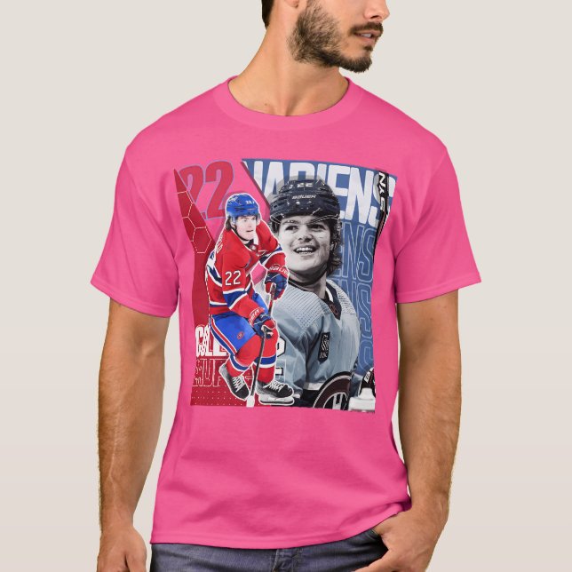 Camiseta Cole Caufield Hockey Shirt Canadiens (Frente)