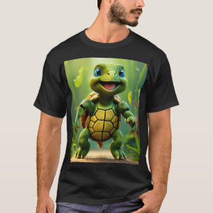 Camiseta "Coleção Adorável de Tartarugas"