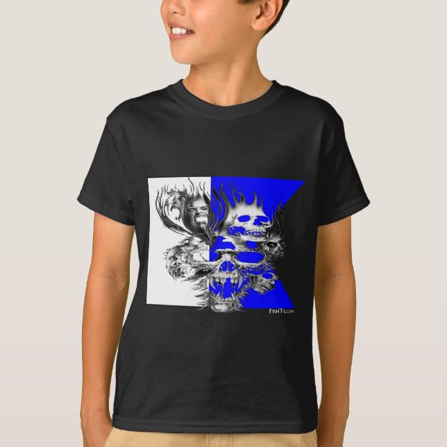 Camiseta Coleção alfa dos mergulhadores da bandeira (Frente)