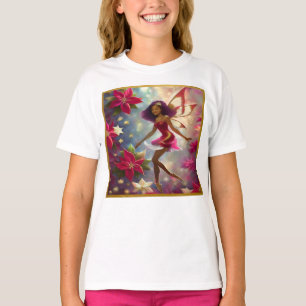 Camiseta Coleção Christmas Fairy Tom de Bege Natural Cabelo