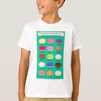 Camiseta Coleção da alegria do padeiro: Francês Macarons