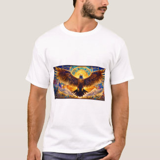 Camiseta Coleção de Águia Cristal - Estilo Visionário, Desl