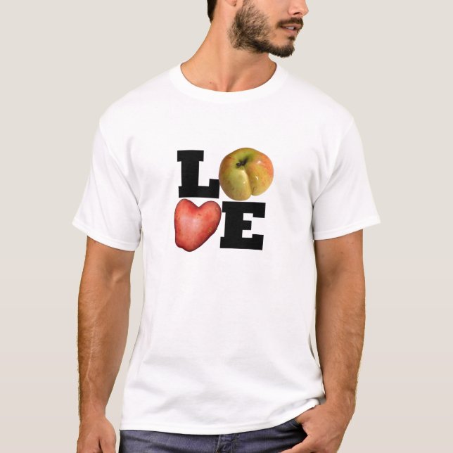 Camiseta Coleção de AMOR "Heart Potato Men Tee" (Frente)