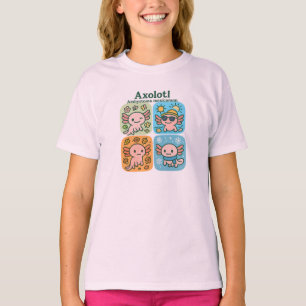 Camiseta Coleção de Assentos de Eixolotl Cute - Assons