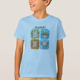 Camiseta Coleção de Assentos de Eixolotl Cute - Assons