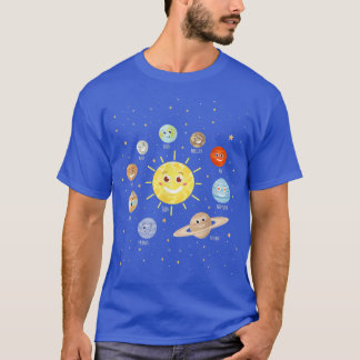 Camiseta Coleção De Cada Planeta Astronauta T