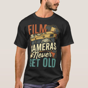 Camiseta Coleção de Câmeras Antigas Fotografia