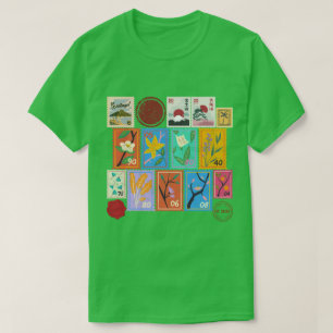 Camiseta Coleção de Carimbos Aleatórios Falso Masterícula