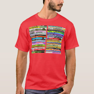 Camiseta Coleção de CD Retroativo de novos Solteiros Wave d