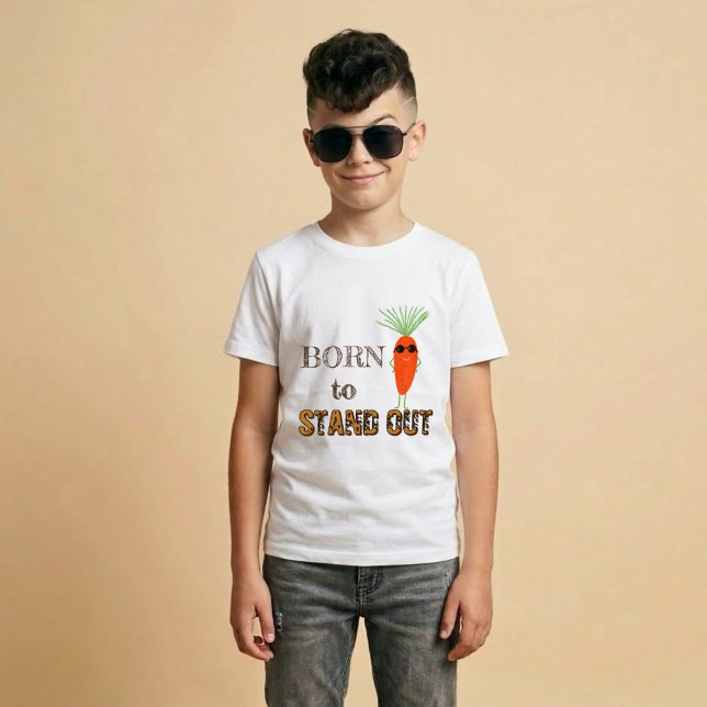 Camiseta Coleção de Cenouras Legais (Criador carregado)
