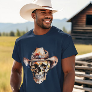 Camiseta "Coleção de Cowboy" Uma variedade de arte country