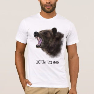 Camiseta Coleção De Desenhos De Animais Do Big Bear - Adi