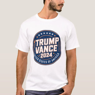 Camiseta Coleção de Design da Campanha Trump-Vance 2024"