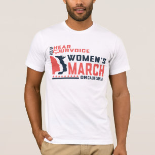 Camiseta Coleção de Direitos das Mulheres na Califórnia