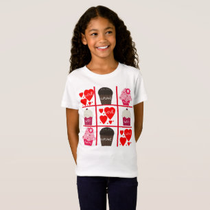 Camiseta COLEÇÃO DE EXPRESSÃO INFANTIL Meninas