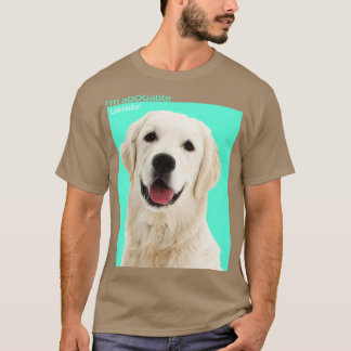 Camiseta Coleção de impressão de Puppy ImDOGable Labrador