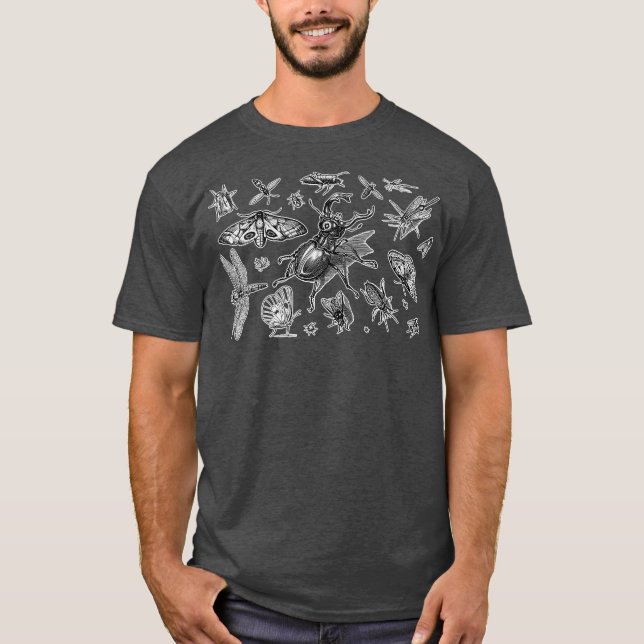 Camiseta Coleção De Insetos "Fusca De Besouro" (Frente)
