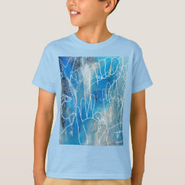 Camiseta Coleção de Linguagem de Sinais Americanos