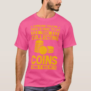 Camiseta Coleção de Moedas Colecionadores Numismática Moeda