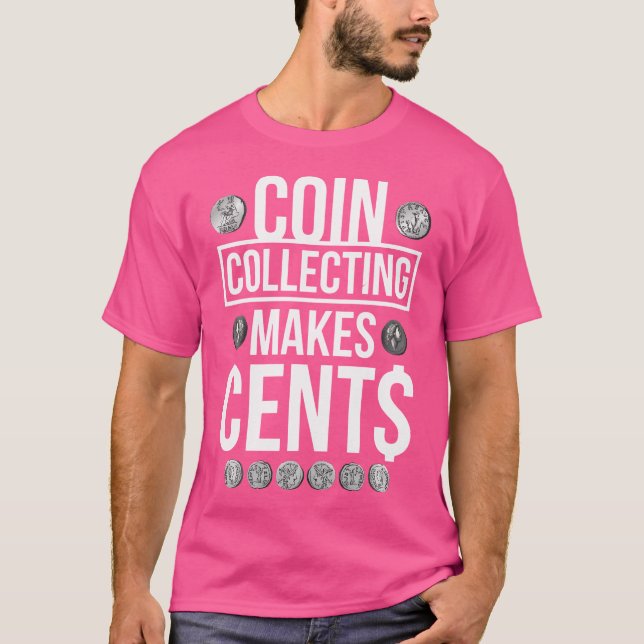Camiseta Coleção de Moedas Engraçada Vale Centavos (Frente)
