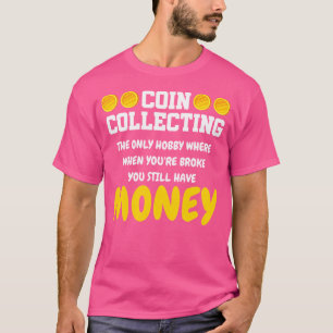 Camiseta Coleção de Moedas Hobby Moeda Dinheiro Numismata B