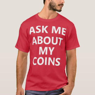 Camiseta Coleção de Moedas Numismáticas Hobby