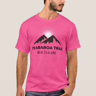 Camiseta Coleção de Montanha Te Araroa Design (Escuro I