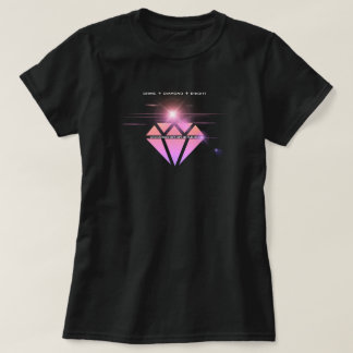 Camiseta Coleção de Mulheres Diamantes do Universo de Hip H