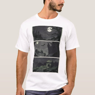 Camiseta Coleção de Painéis de Quadrinhos Whimsical - AR 23