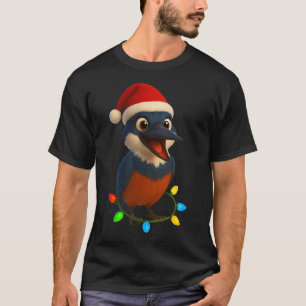 Camiseta Coleção de Peixes Grupo de Salmão Santa 