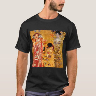 Camiseta Coleção de pinturas de Gustav Klimt, Arte Collage