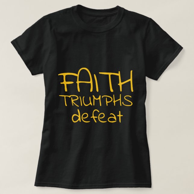 Camiseta Coleção de Presentes de Fé (Frente do Design)