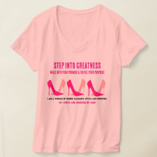 Camiseta Coleção de Presentes de Fé - Senhoras
