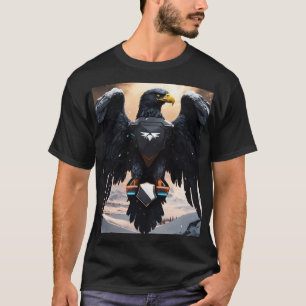 Camiseta Coleção de T-Shirt Crystal Eagle: Negrito, Único
