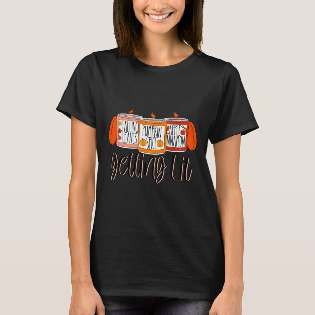 Camiseta Coleção De Velas Perfumadas De Queda De Pumpkin Sp (Frente)