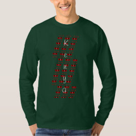 Camiseta Coleção de Zee Vermelho Negro do Quênia