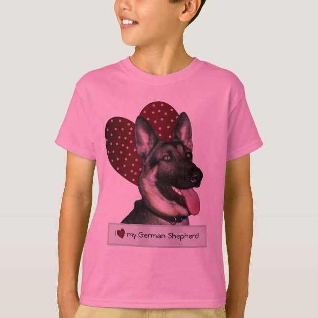 Camiseta Coleção do german shepherd (Frente)