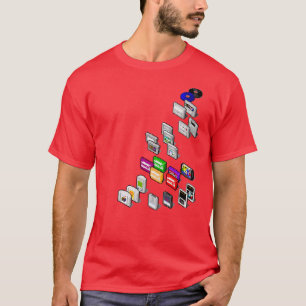 Camiseta Coleção do jogo do pixel