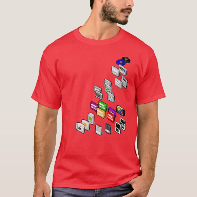 Camiseta Coleção do jogo do pixel (Frente)