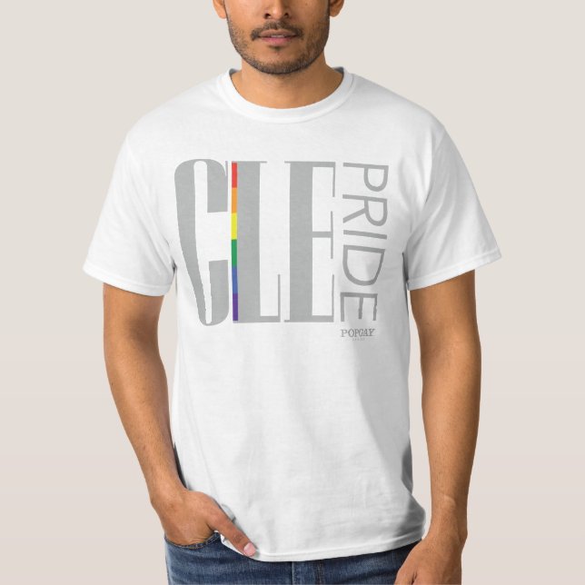 Camiseta Coleção do orgulho do design de POPGAY - CLE (Frente)
