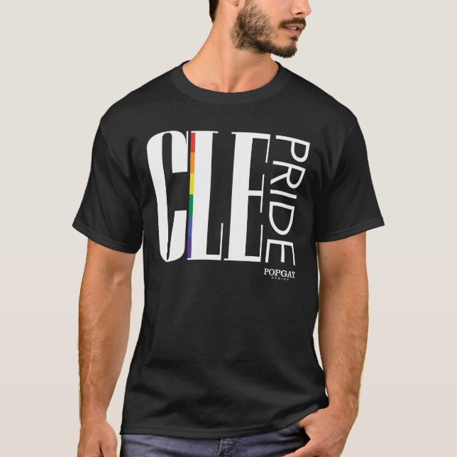 Camiseta Coleção do orgulho do design de POPGAY - Cleveland (Frente)