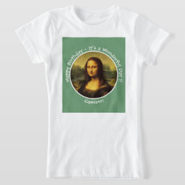 Camiseta Coleção do Partido Leonardo da Vinci Mona Lisa