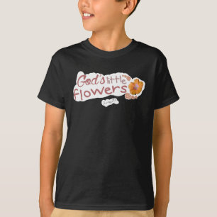 Camiseta Coleção E da Pequena Flor Ordinária de Deus