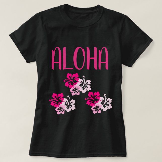Camiseta Coleção Hawaii Aloha (Frente do Design)