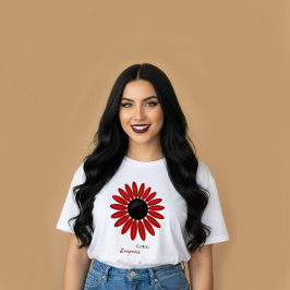 Camiseta Coleção Imperatriz Floral Suave