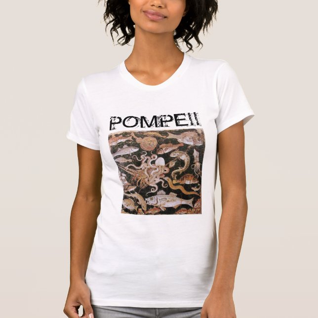 CAMISETA COLEÇÃO POMPEII/OCEANO - CENA DA VIDA MARÍTIMA (Frente)