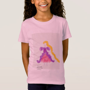 Camiseta Coleção Princesa Menina de Flores