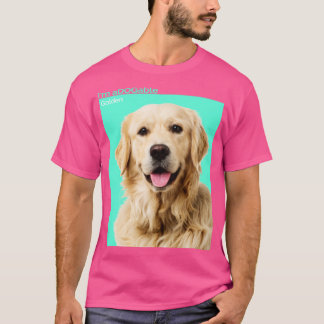 Camiseta Coleção Puppy impressão Im aDOG Ouro Recuperar