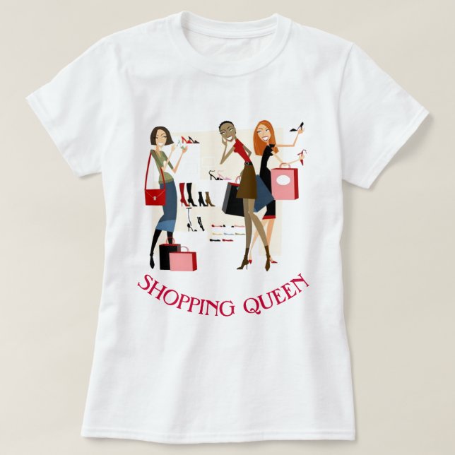 Camiseta Coleção Rainha da Compras (Frente do Design)